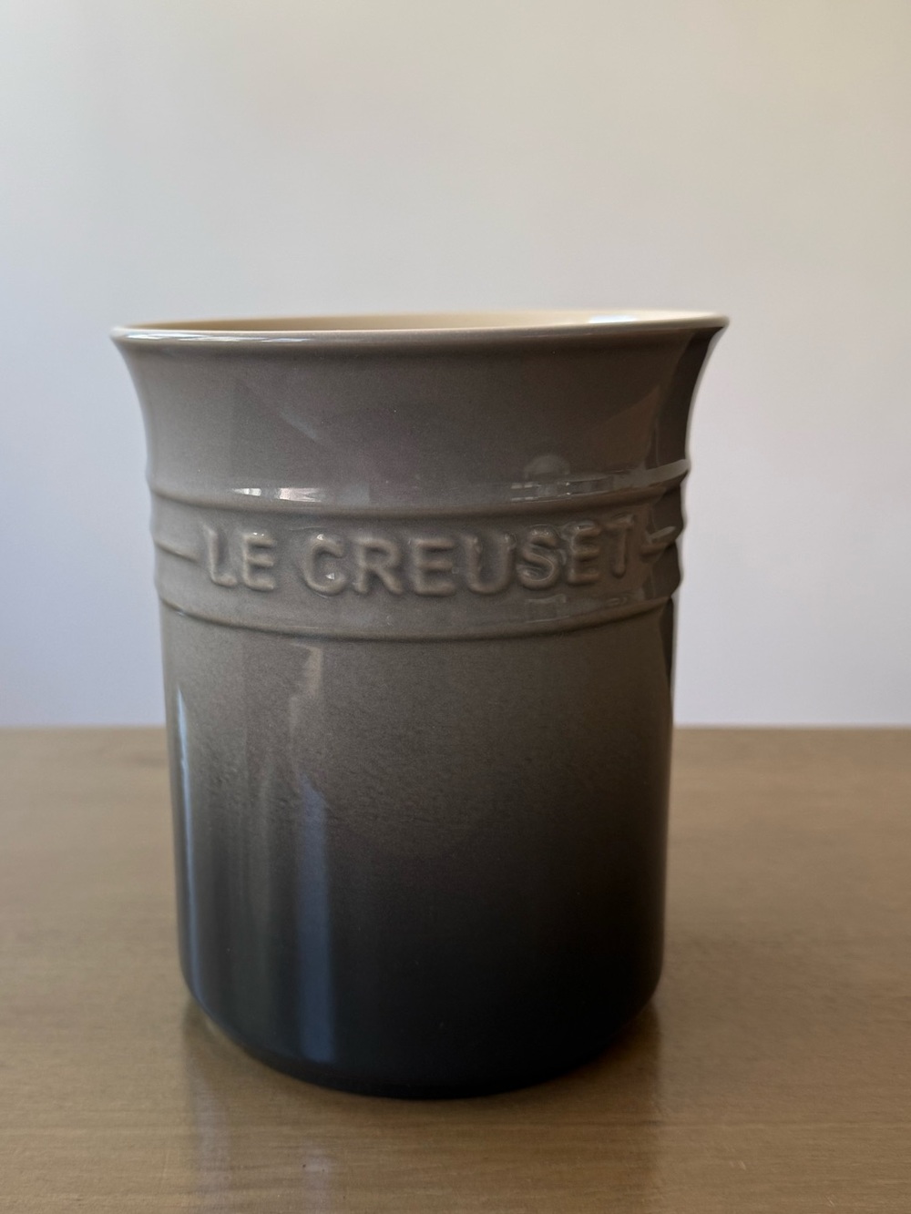 Le Creuset Gray Ombre Stoneware Utensil Holder